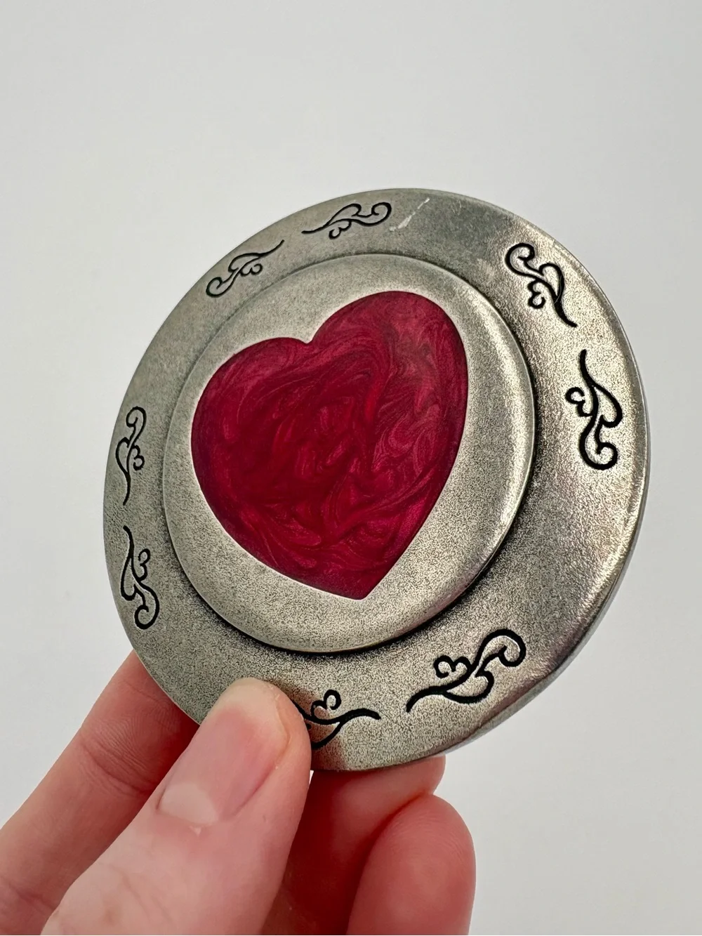 Danforth hearts red